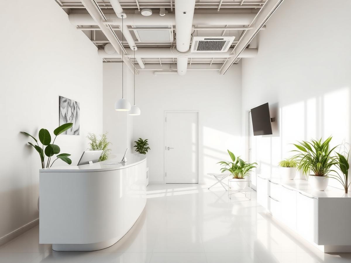 Dental clinic reception