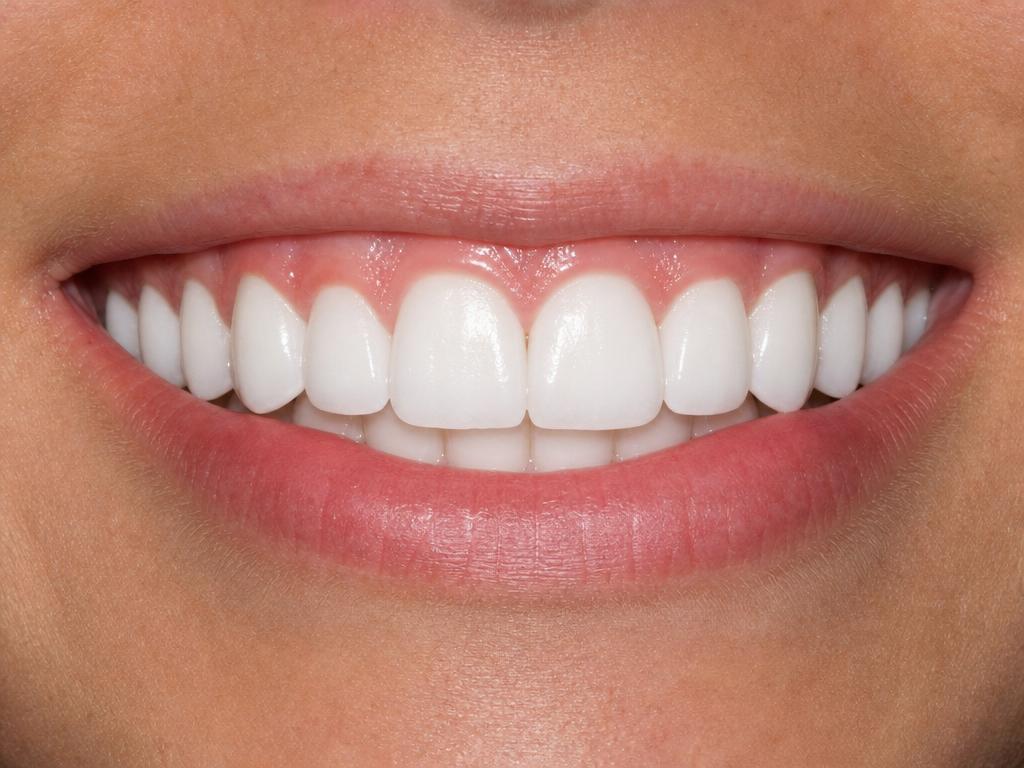 After treatment — bright healthy smile